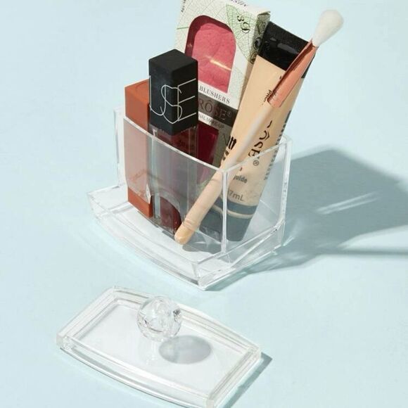 Acrylic Cotton Swab Storage Box - Picture 7 of 7